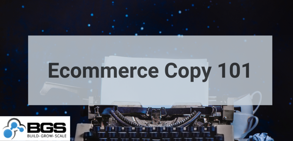 Ecommerce Copy Ecommerce copy