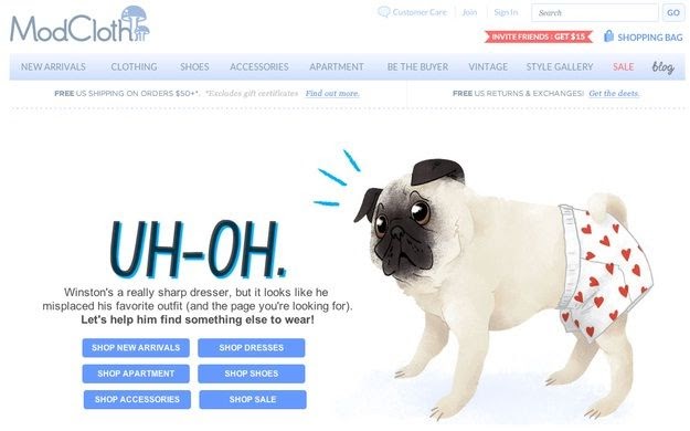 ModCloth 404