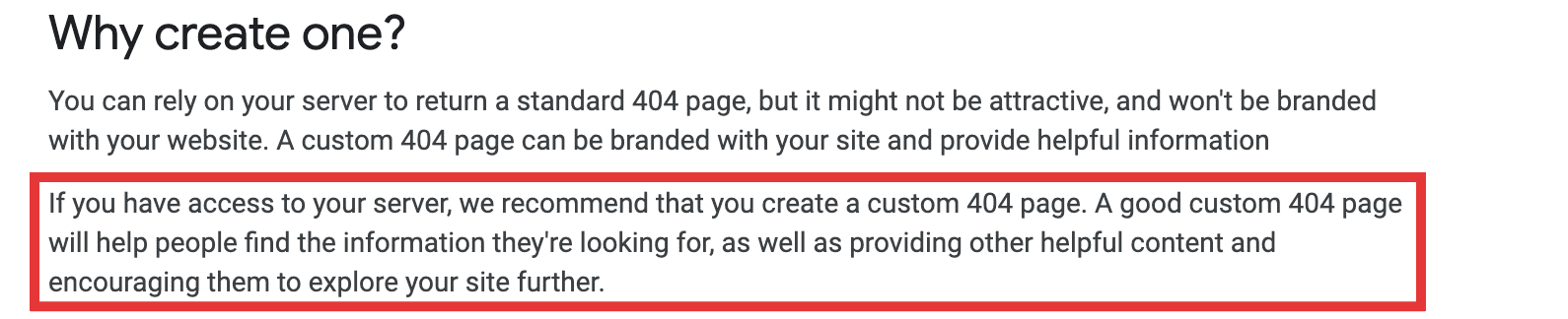 Why 404