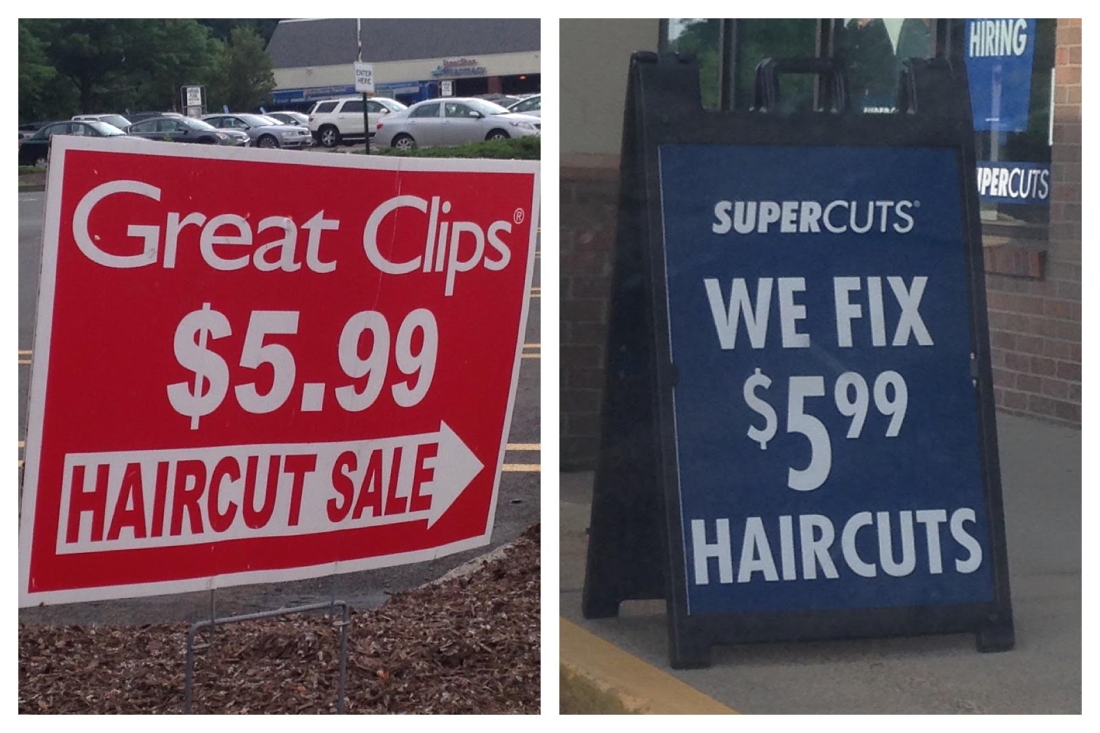 we fix $6 hair cuts