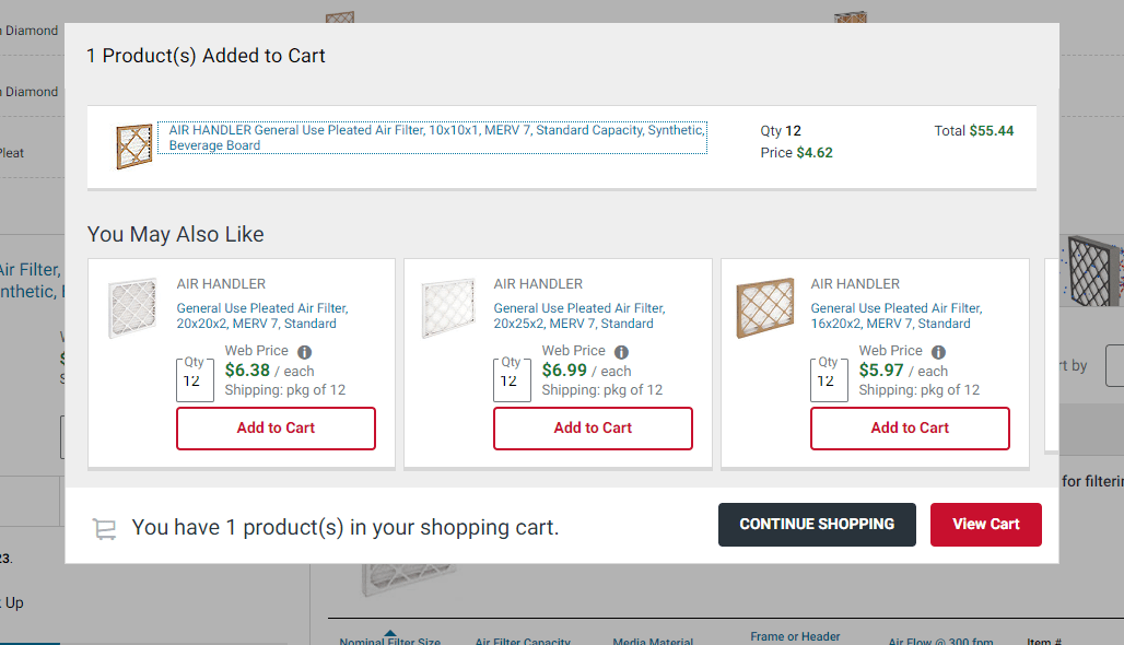 shopping cart optimization - Cross sell done wrong