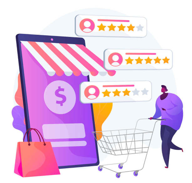 Importance of customer reviews for e-commerce, including the value of both positive and negative reviews