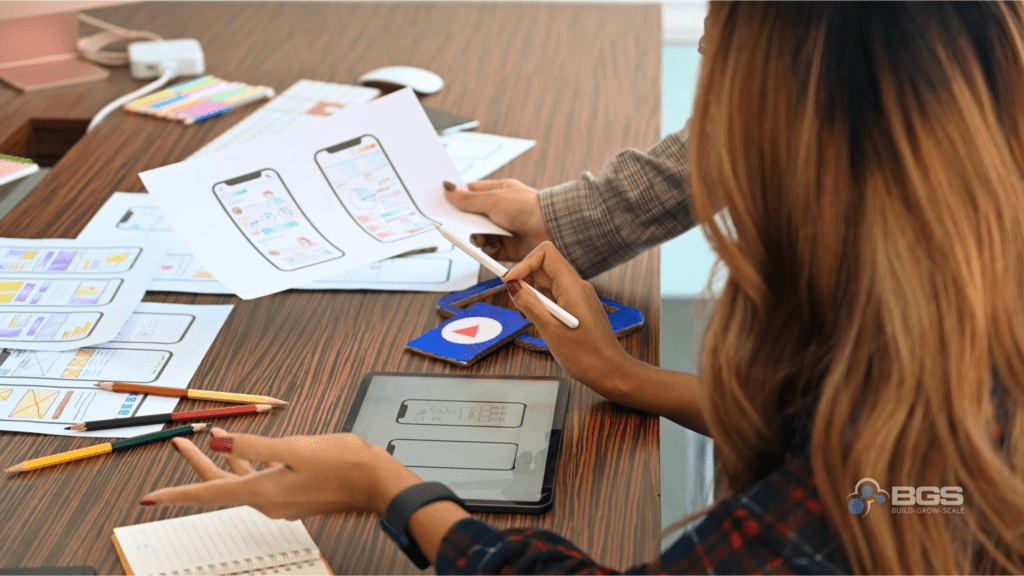 a customer doing a usability test for an ecommerce store