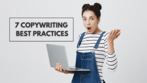 a copywriter explaining the copywriting best practices to use when writing your copy