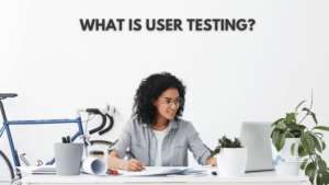 an ecommerce store owner conducting user testing on his store after finding out what is user test
